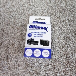Ultimaxx UM-BT-BX1 Rechargeable Battery for Sony BX-1 1600mAh Lithium-Ion New